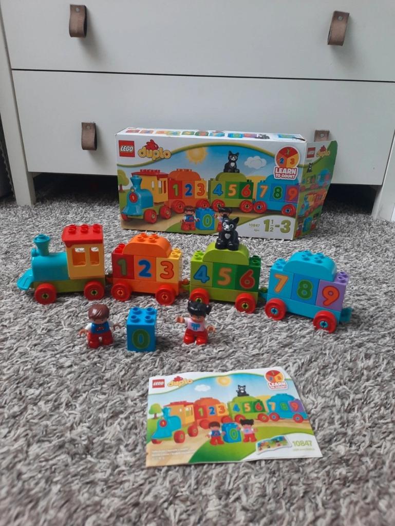 Lego Duplo Trein 10847 - Mijn Eerste Cijfertrein, Overige thema's, Ophalen of Verzenden, Zo goed als nieuw, Duplo