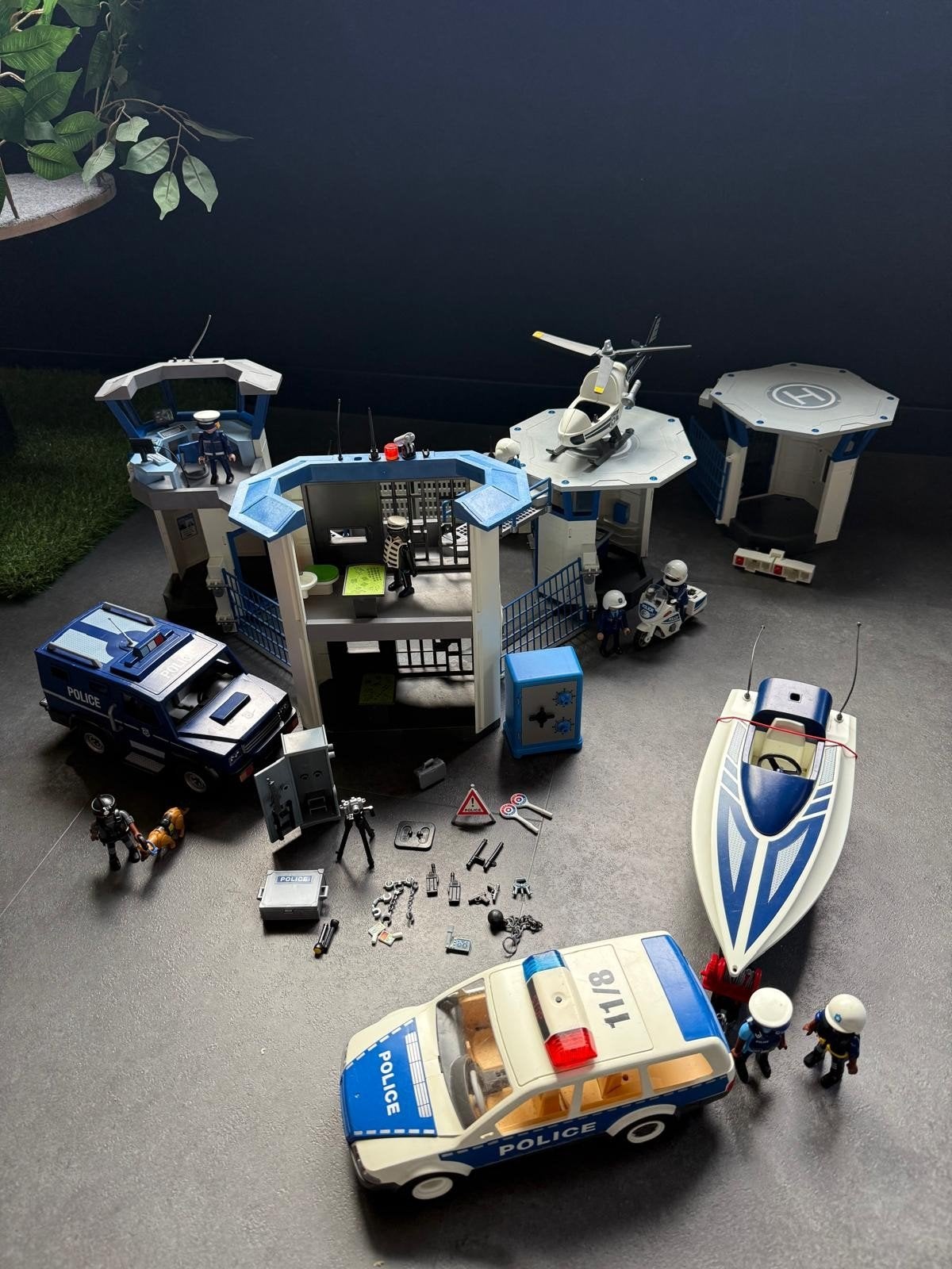 Playmobil - Grote politie set, Ophalen of Verzenden, Gebruikt