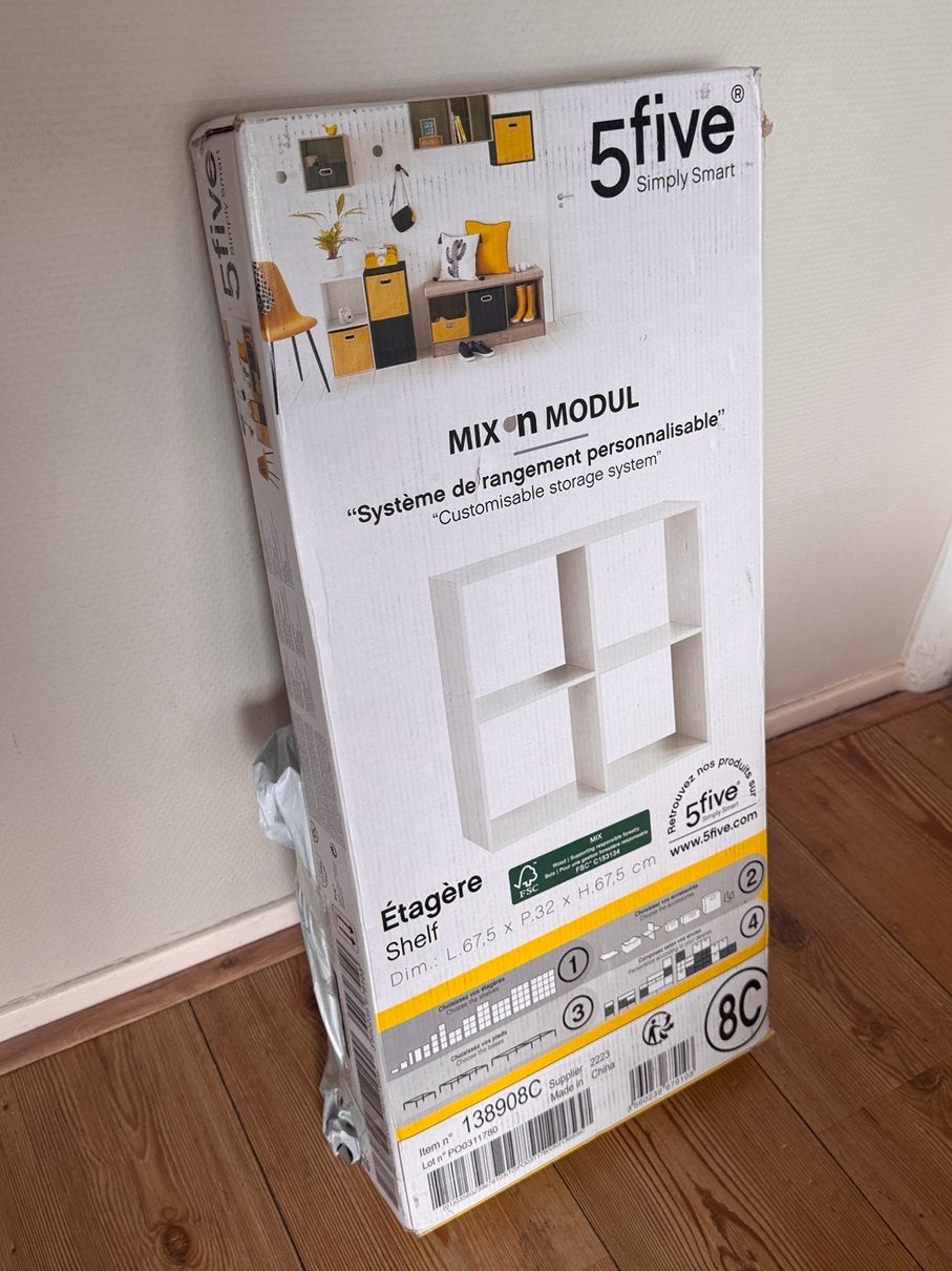 Nooit gebruikte kast + 4 manden, Huis en Inrichting, Kasten | Wandmeubels, Ophalen, Met plank(en), Nieuw, Minder dan 150 cm