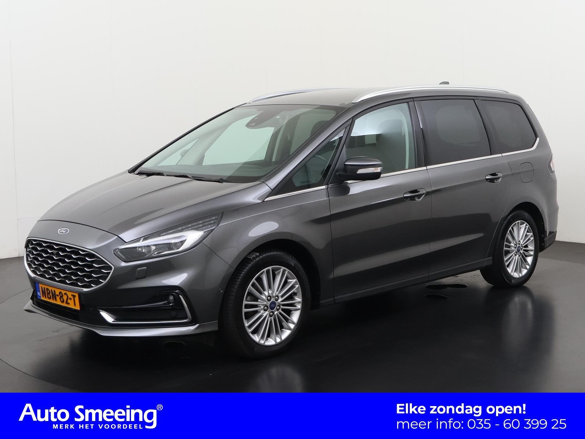 Ford Galaxy 2.5 FHEV Vignale | 7 Persoons | Trekhaak | Leder, Auto's, Gebruikt, Euro 6, 4 cilinders, 7 stoelen