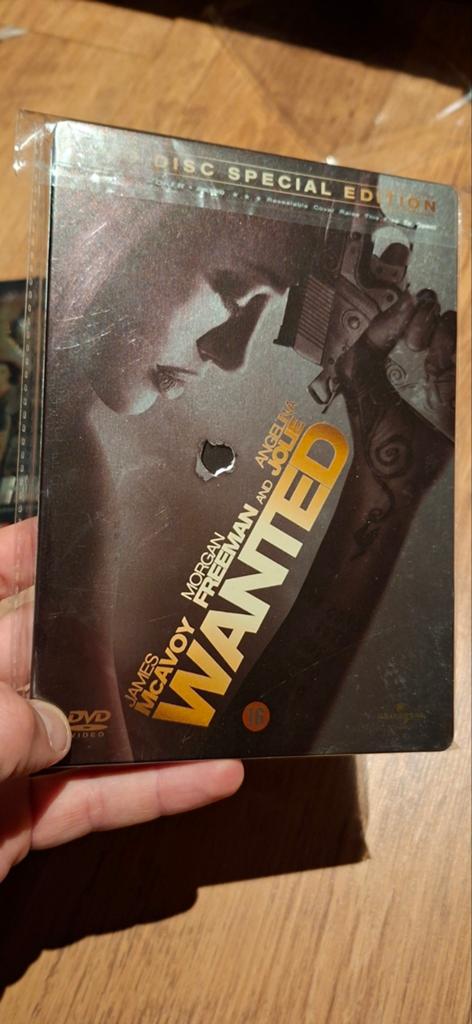 Wanted Steelbook DVD - Special Edition, Vanaf 16 jaar, Ophalen of Verzenden, Zo goed als nieuw, Actiethriller