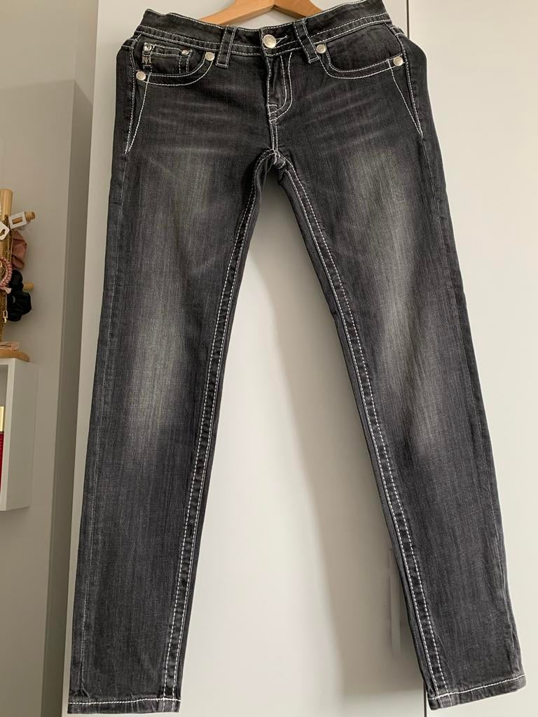 Miss Jeans Skinny Jeans - Grijs - Maat 36, Kleding | Dames, Spijkerbroeken en Jeans, Ophalen of Verzenden, Nieuw, Grijs, W28 - W29 (confectie 36)