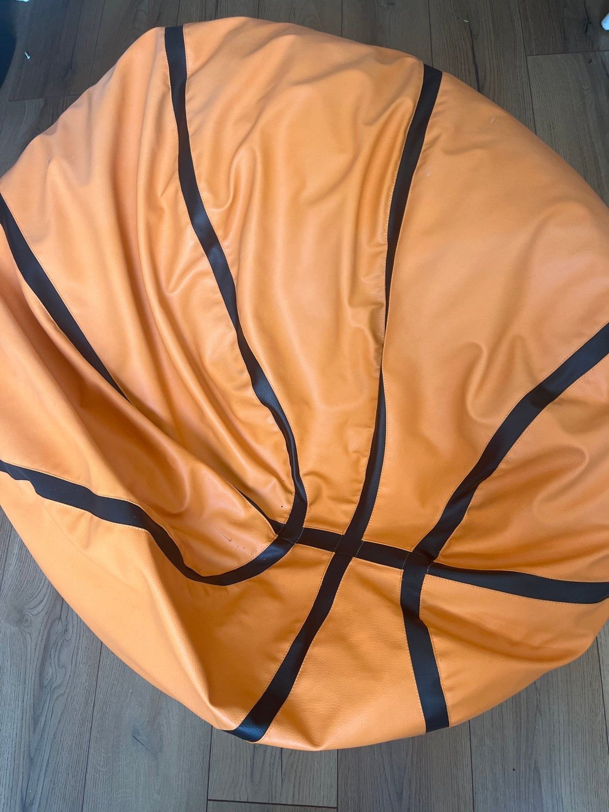 Bomba zitzak basketbal design 1 meter, Ophalen, Gebruikt, Oranje, Zitzak