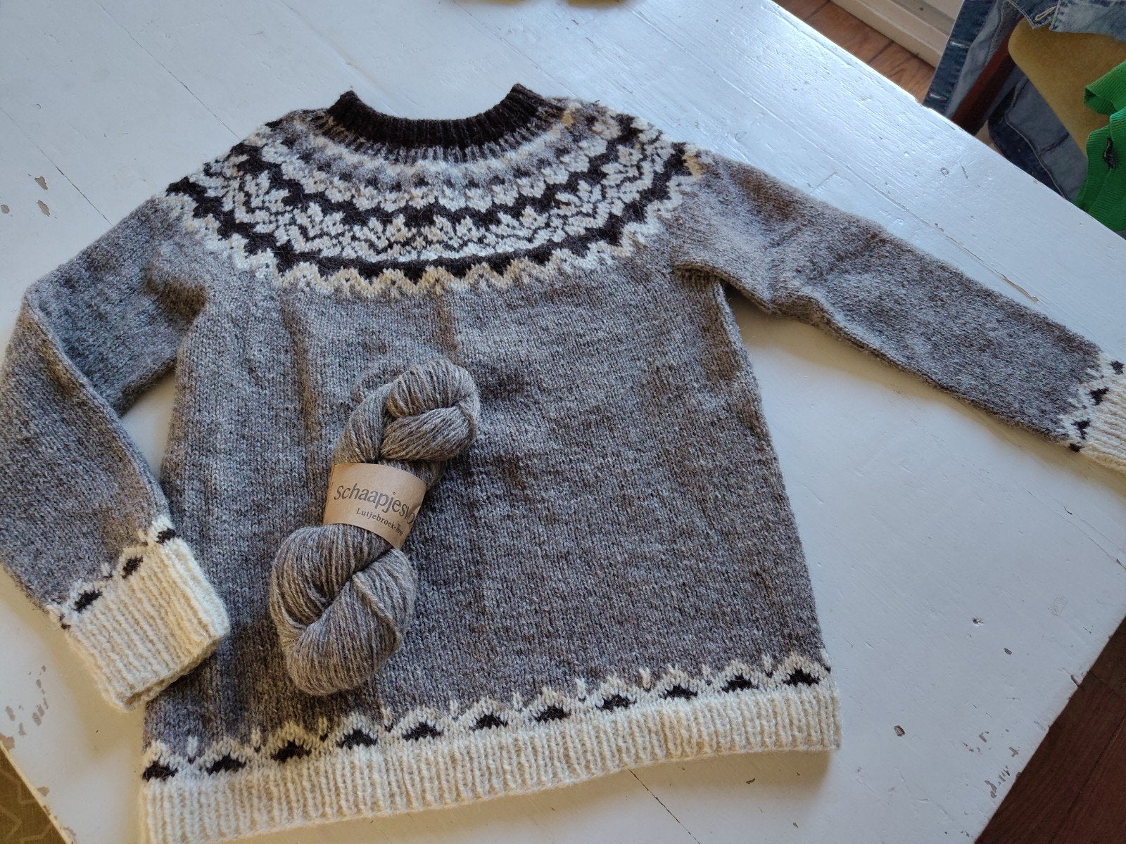 Noorse trui handwerk maat M, Kleding | Dames, Truien en Vesten, Ophalen of Verzenden, Zo goed als nieuw