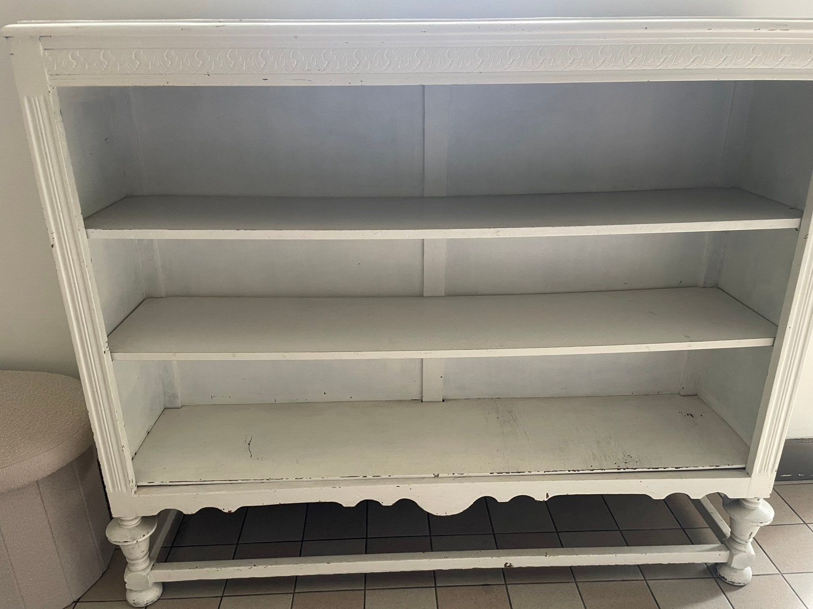 Mooi landelijk witte kast voor boeken/ schoenen enz, Huis en Inrichting, Ophalen, Zo goed als nieuw, 25 tot 50 cm, 50 tot 100 cm
