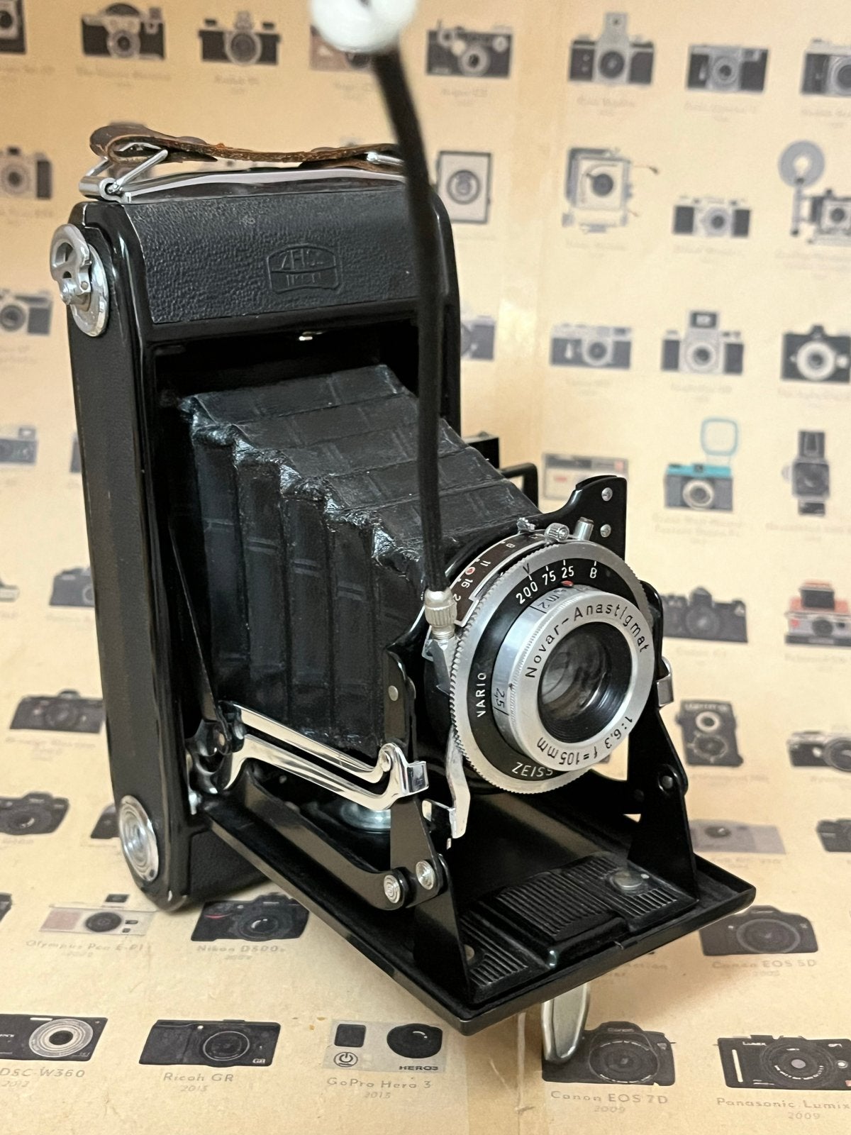 Zeiss Ikon Nettar 515/2 Vintage Camera, Ophalen of Verzenden, Zo goed als nieuw, Compact