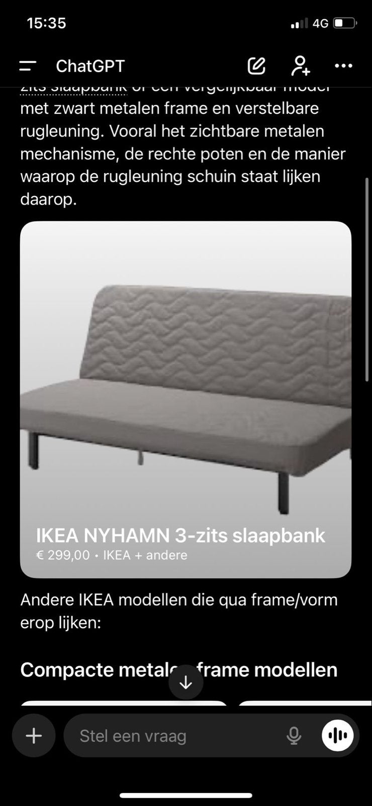 IKEA NYHAMN 3-zits slaapbank - Zo goed als nieuw, Ophalen, Tweepersoons, 140 cm, Zo goed als nieuw