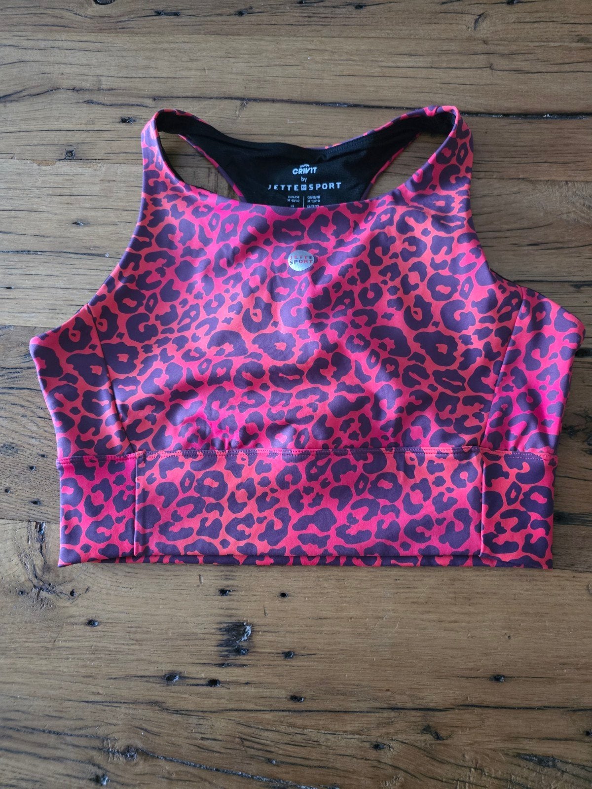 Te koop nieuwe rood/zwarte dames sportbh maat M merk Crivit., Kleding | Dames, Sportkleding, Maat 38/40 (M), Overige typen, Nieuw