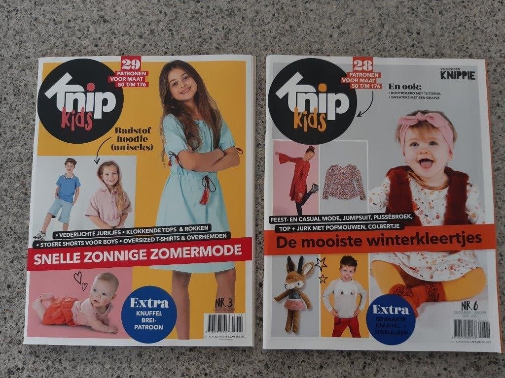 KNIP KIDS, 2 STUKS, Hobby en Vrije tijd, Kledingpatronen, Ophalen of Verzenden, Zo goed als nieuw, Kind, Knippie