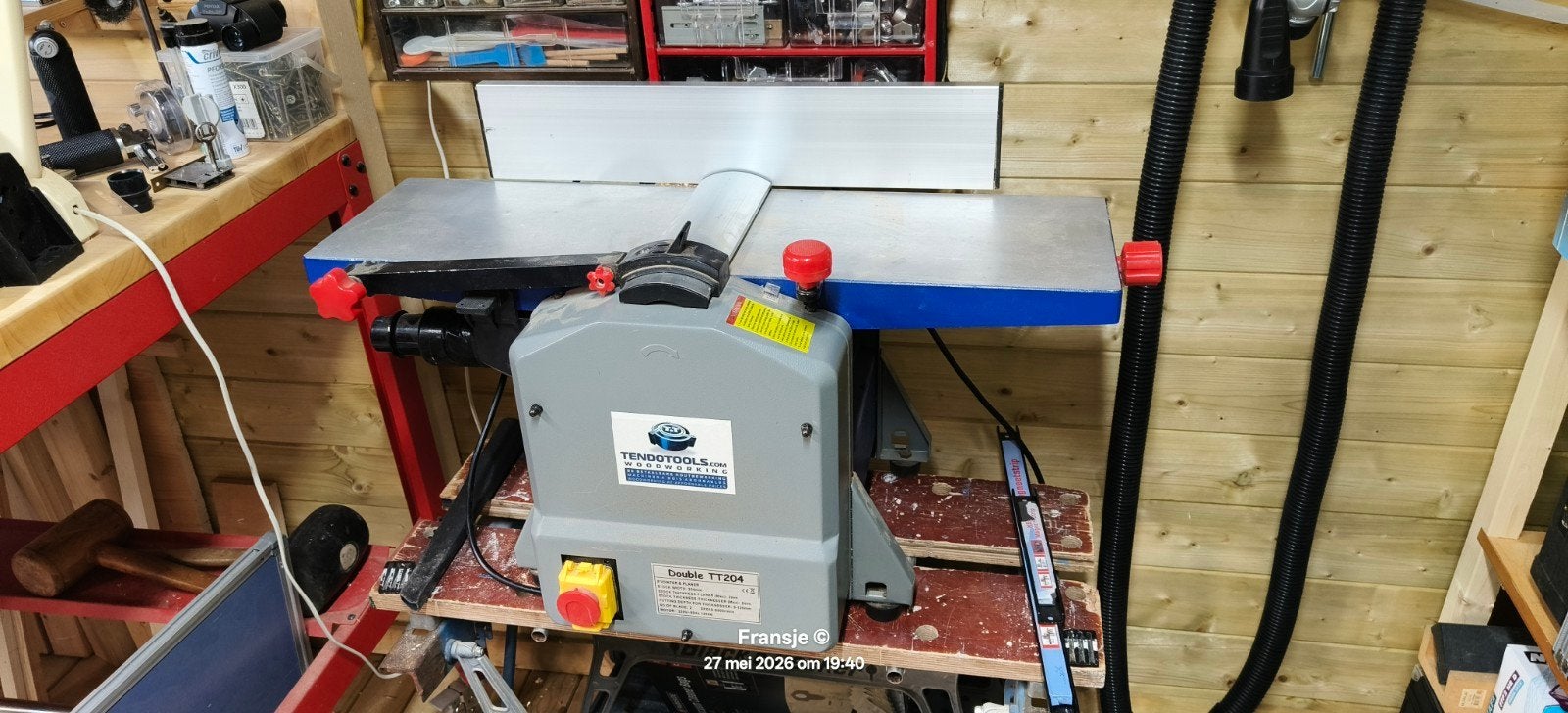 TendoTools Double TT204 Vlak- en Vandiktebank, Doe-het-zelf en Verbouw, Ophalen, Zo goed als nieuw