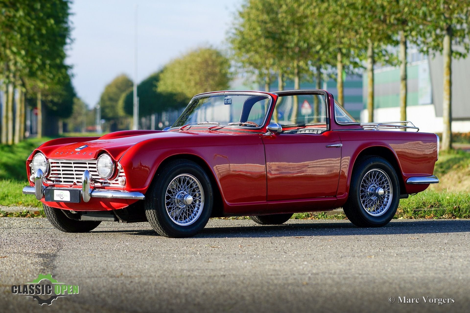 Triumph TR4, Auto's, Triumph, Lederen bekleding, Zwart, Cabriolet, Bedrijf