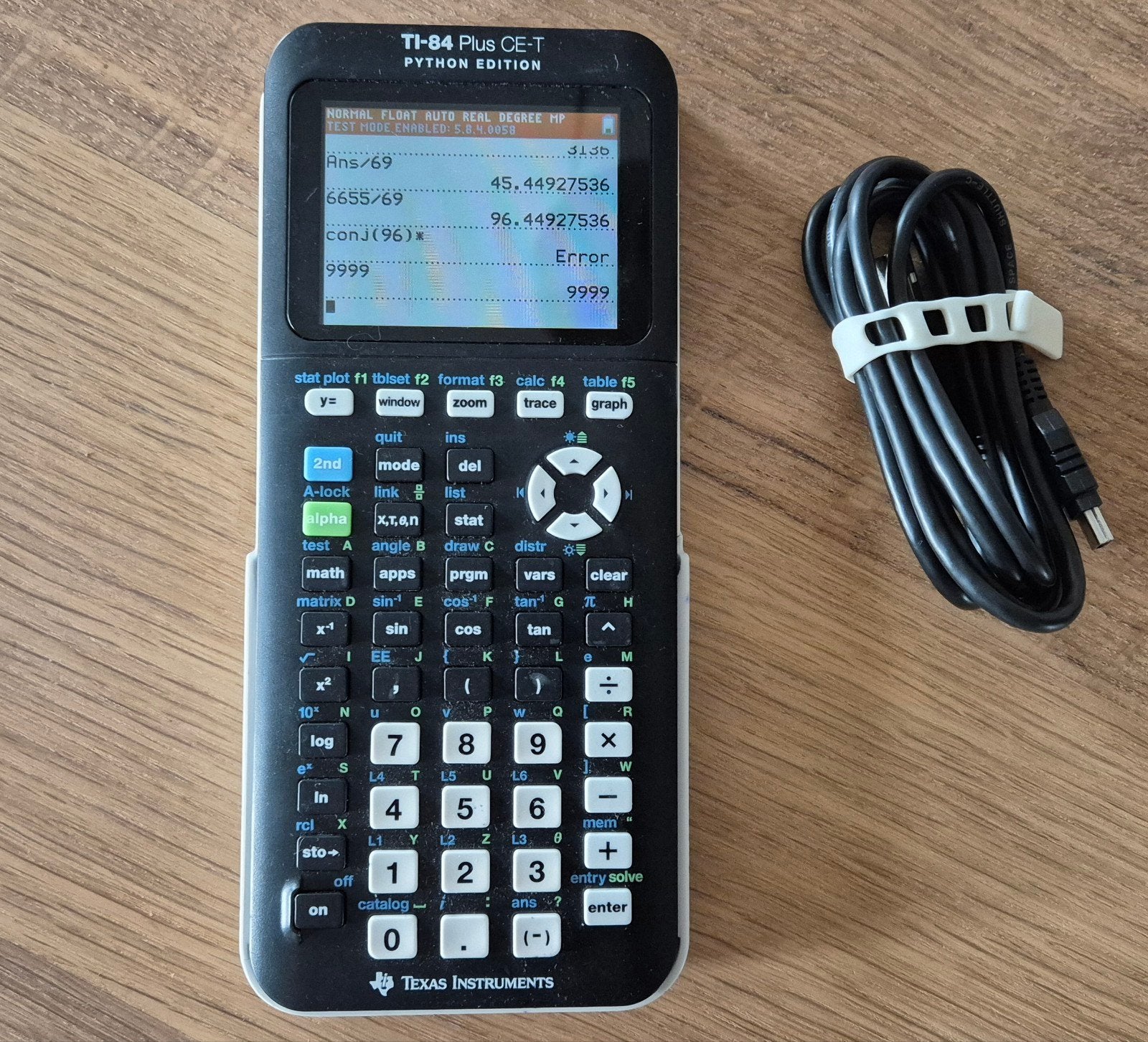TI 84 Plus CE-T python edition, Verzenden, Grafische rekenmachine