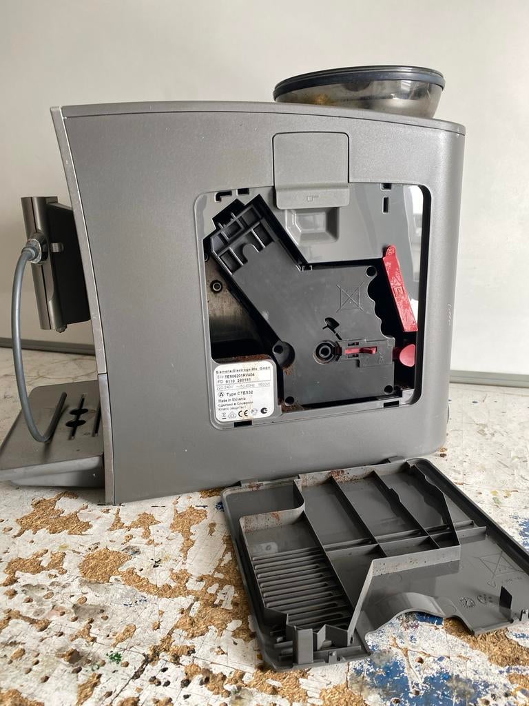Siemens bonenmachine TE506201RW/04 - Waterniveau probleem, Witgoed en Apparatuur, Koffiezetapparaten, Ophalen, Niet werkend, Koffiemachine