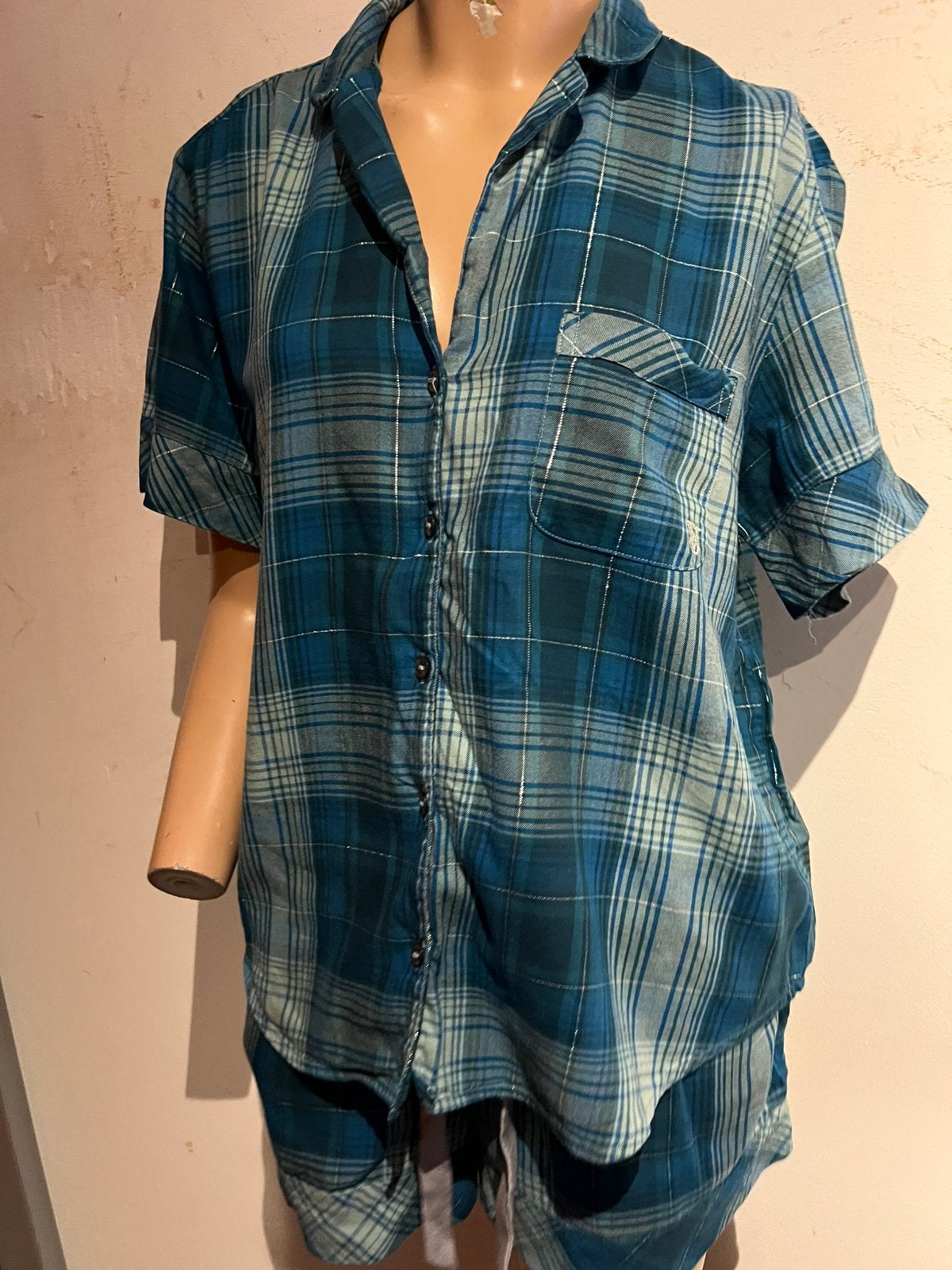 Victoria's Secret pyjama S origineel zgan blauw, G, B, Ophalen of Verzenden, Zo goed als nieuw