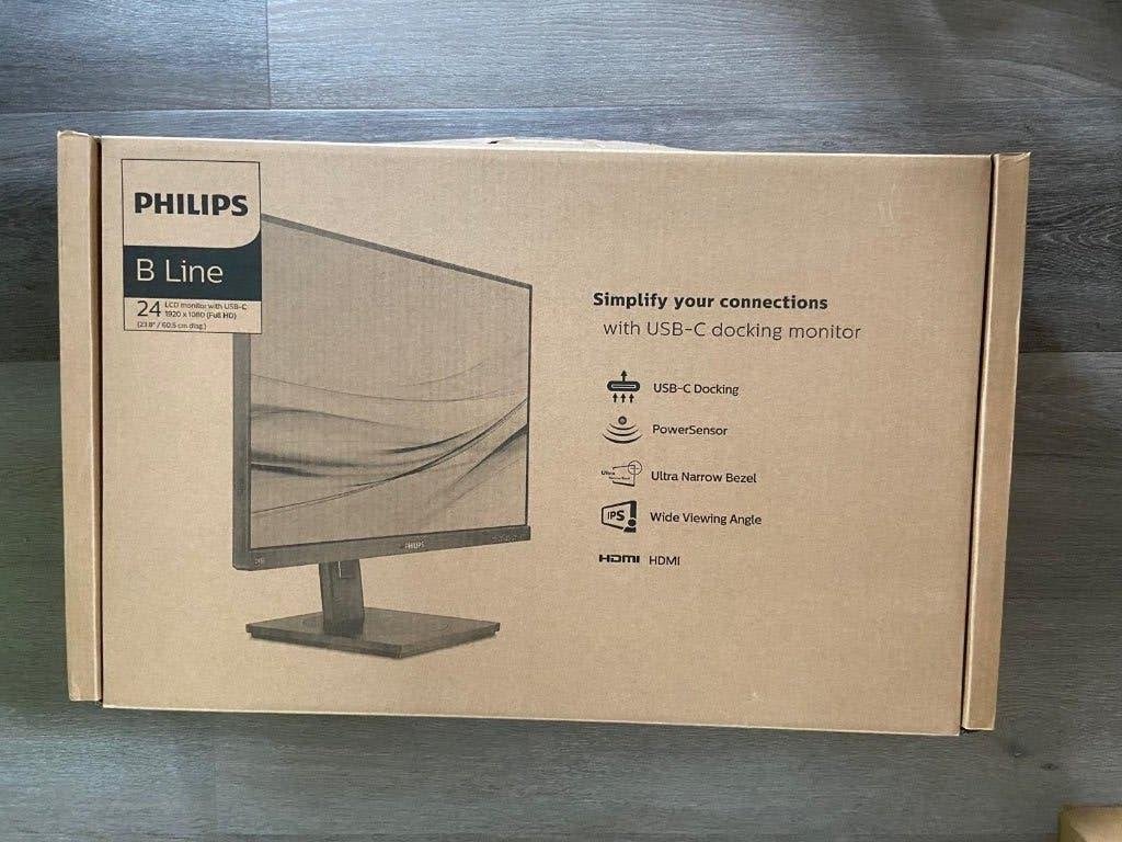 Philips B Line 243B1 24" HDMI,DP,USB-C - Nieuw in doos, Computers en Software, Monitoren, Philips, In hoogte verstelbaar, Nieuw