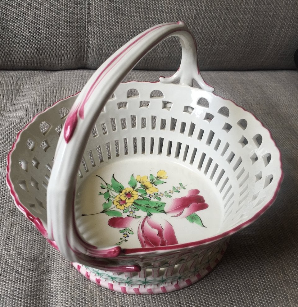 Porseleinen fruitmand, Ophalen of Verzenden