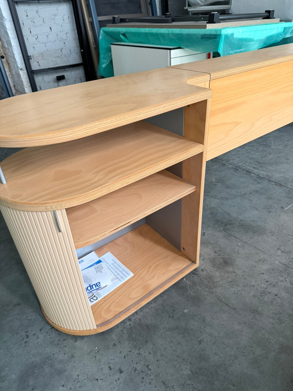 Auping bedwant met roldeurkasten 180 cm, Ophalen, Zo goed als nieuw, 65 cm of meer, 70 cm of meer