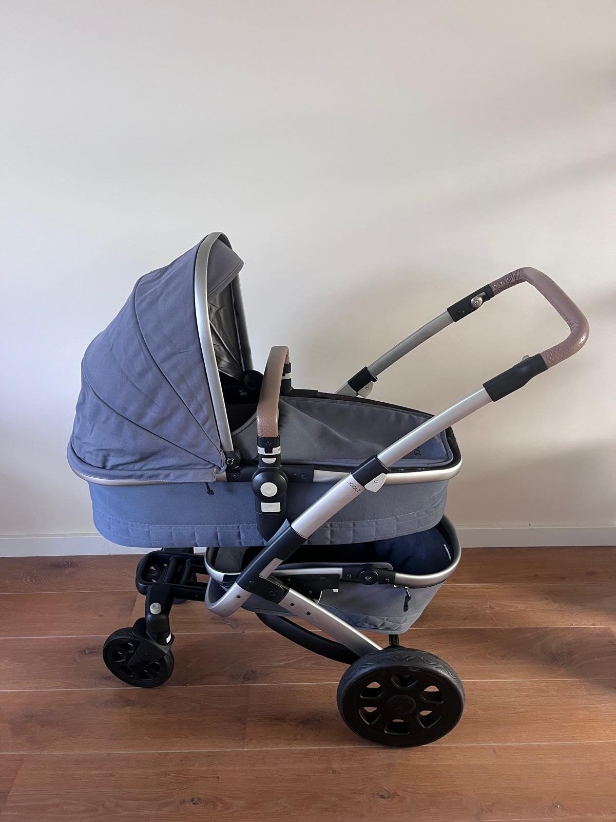 Joolz Geo kinderwagen incl. alle accessoires, Gebruikt, Ophalen of Verzenden, Verstelbare duwstang, Kinderwagen