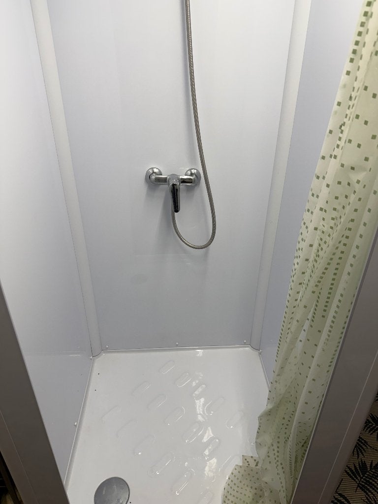 Nooddouche, Ophalen of Verzenden, Zo goed als nieuw, Chroom, Douche