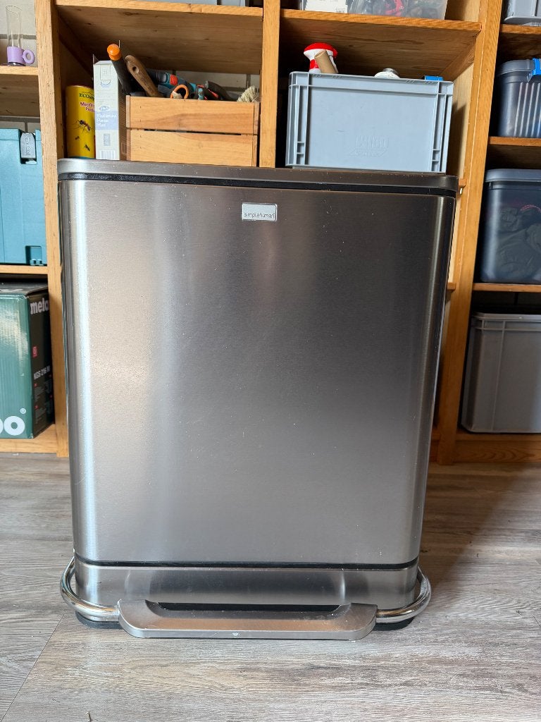 Prullenbak Simple Human, Huis en Inrichting, 40 liter of meer, Ophalen, Gebruikt, Kunststof