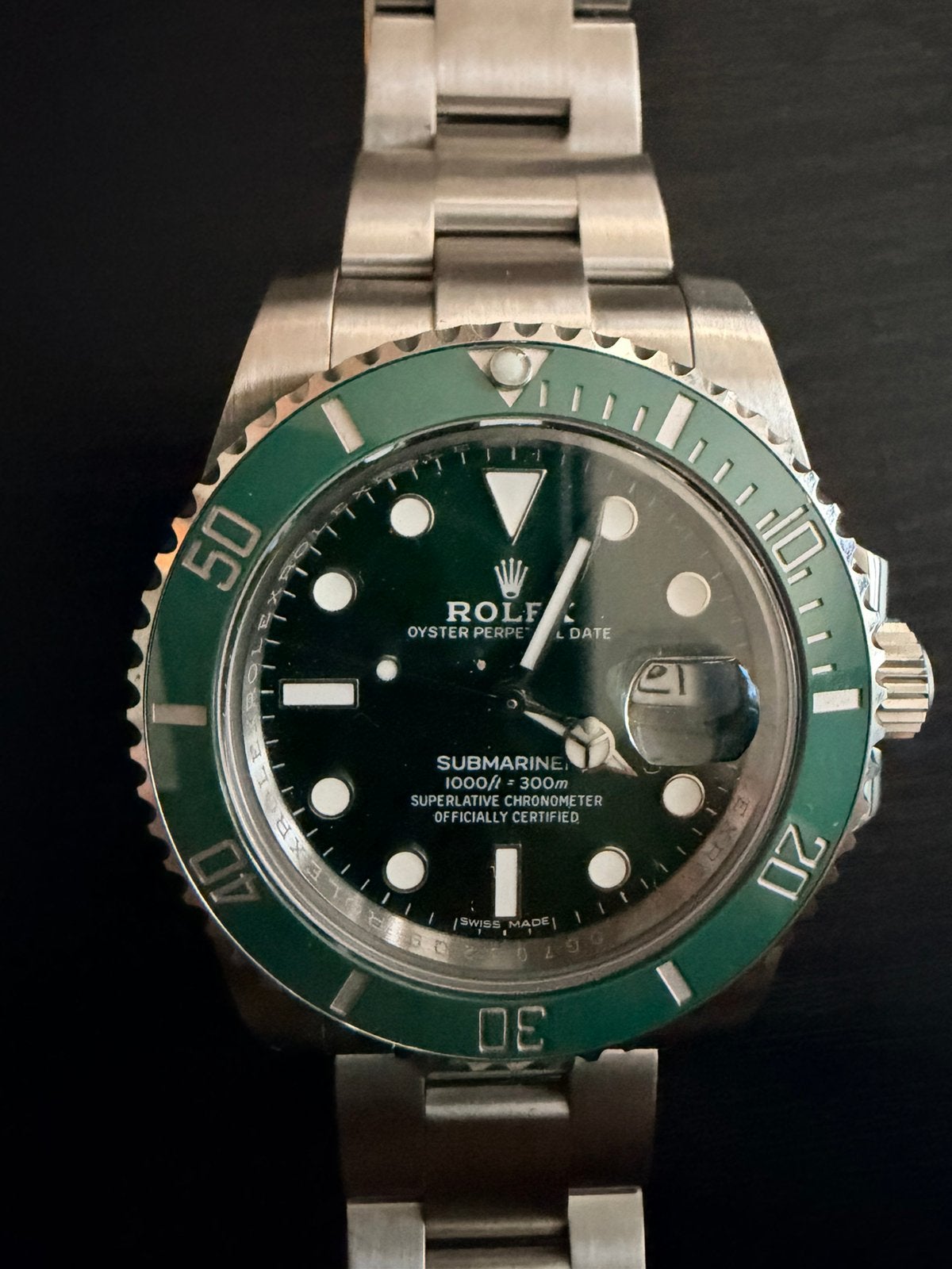 Rolex submariner hulk, Sieraden, Tassen en Uiterlijk, Ophalen of Verzenden, Zo goed als nieuw, Staal, Rolex