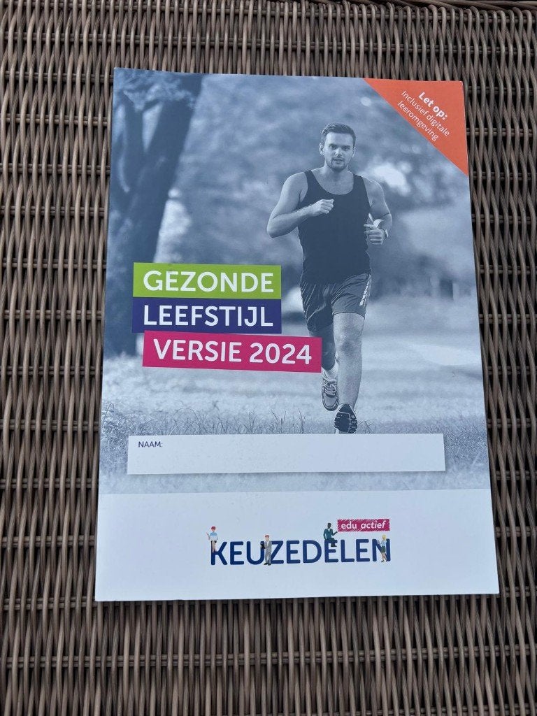 Gezonde leefstijl boek, Edu Actief, Ophalen of Verzenden, Zo goed als nieuw, MBO