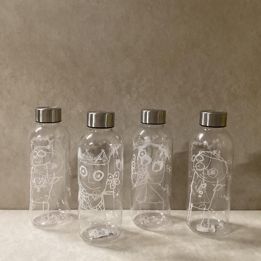 Waterflessen Poul Pava original, Huis en Inrichting, Keuken | Servies, Verzenden, Zo goed als nieuw, X, Overige stijlen