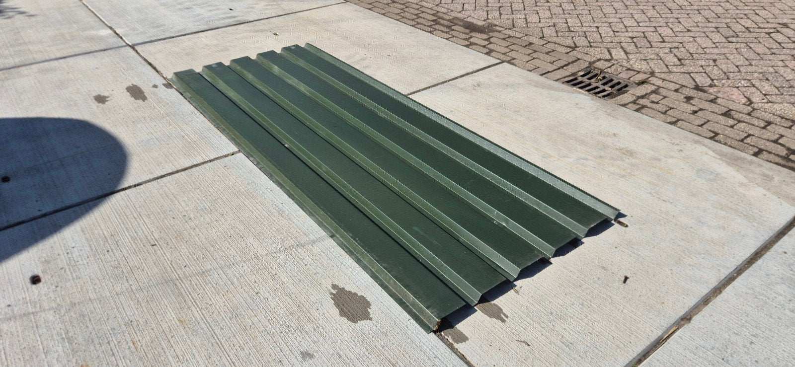 Damwandplaten gebruikt, Doe-het-zelf en Verbouw, Ophalen, Gebruikt, Overige materialen, 20 tot 50 mm