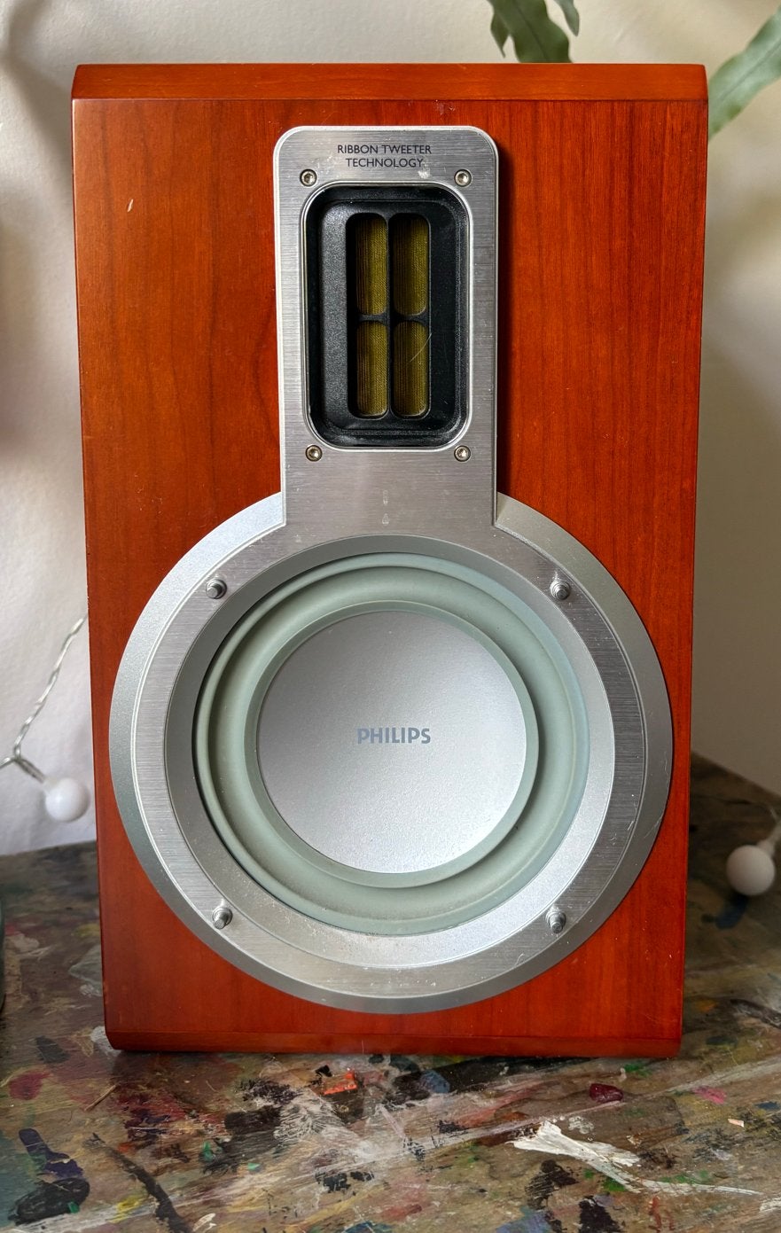 Philips MCD708 Boekenplank Luidsprekers - Ribbon Tweeter, Philips, Gebruikt, Ophalen of Verzenden, Basreflex
