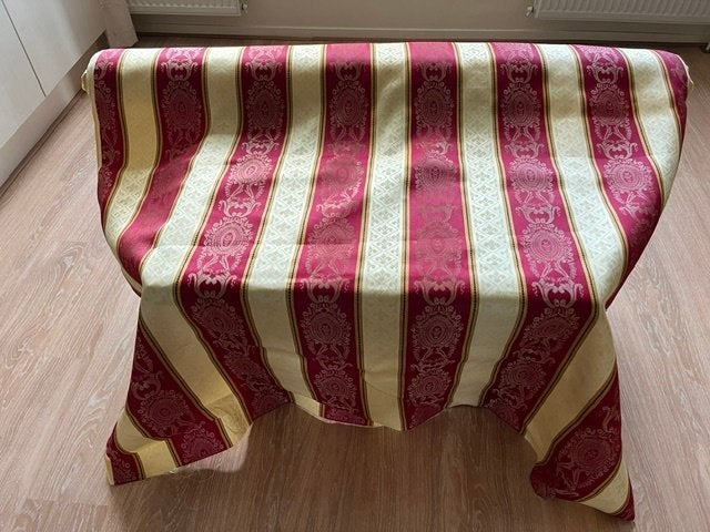 Rol stevige stof van 33 m voor gordijnen /kleding/meubels, Ophalen, Geel, Nieuw, 140 cm