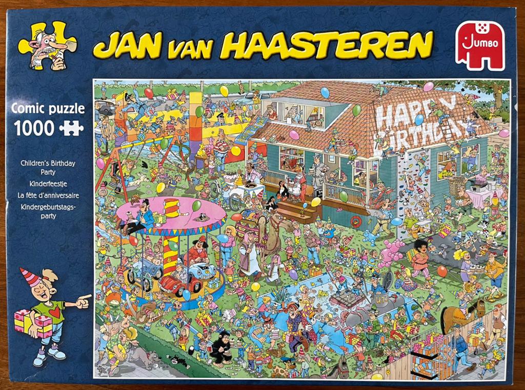 Jan van Haasteren   Kinderfeestje, Ophalen of Verzenden, 500 t/m 1500 stukjes, Gebruikt