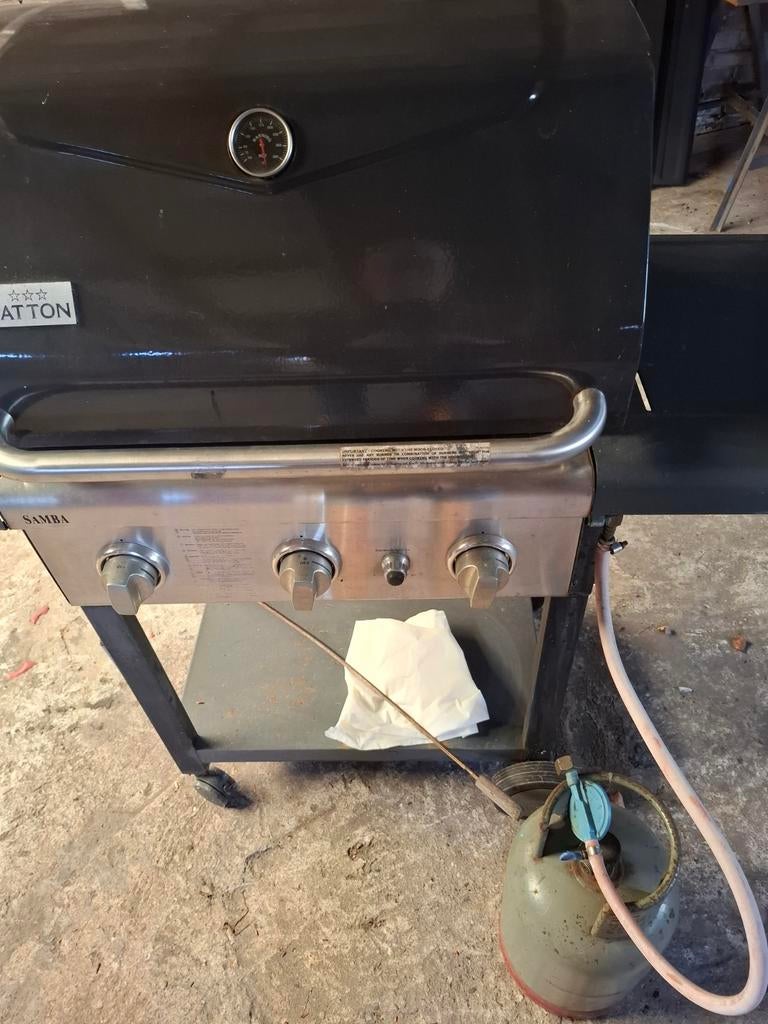 BBQ op gas, Ophalen, Gebruikt