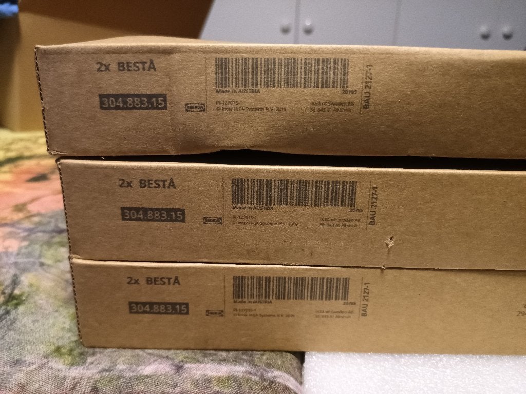 3x IKEA BESTÅ Laderail Druk-en-open (304.883.15) nieuw, Ophalen of Verzenden, Nieuw, Overige typen