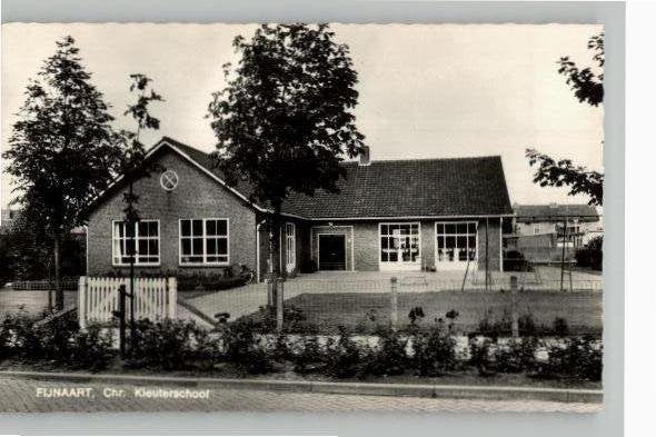 Fijnaart Chr. Kleuterschool, Ophalen of Verzenden, 1940 tot 1960, Ongelopen, Noord-Brabant