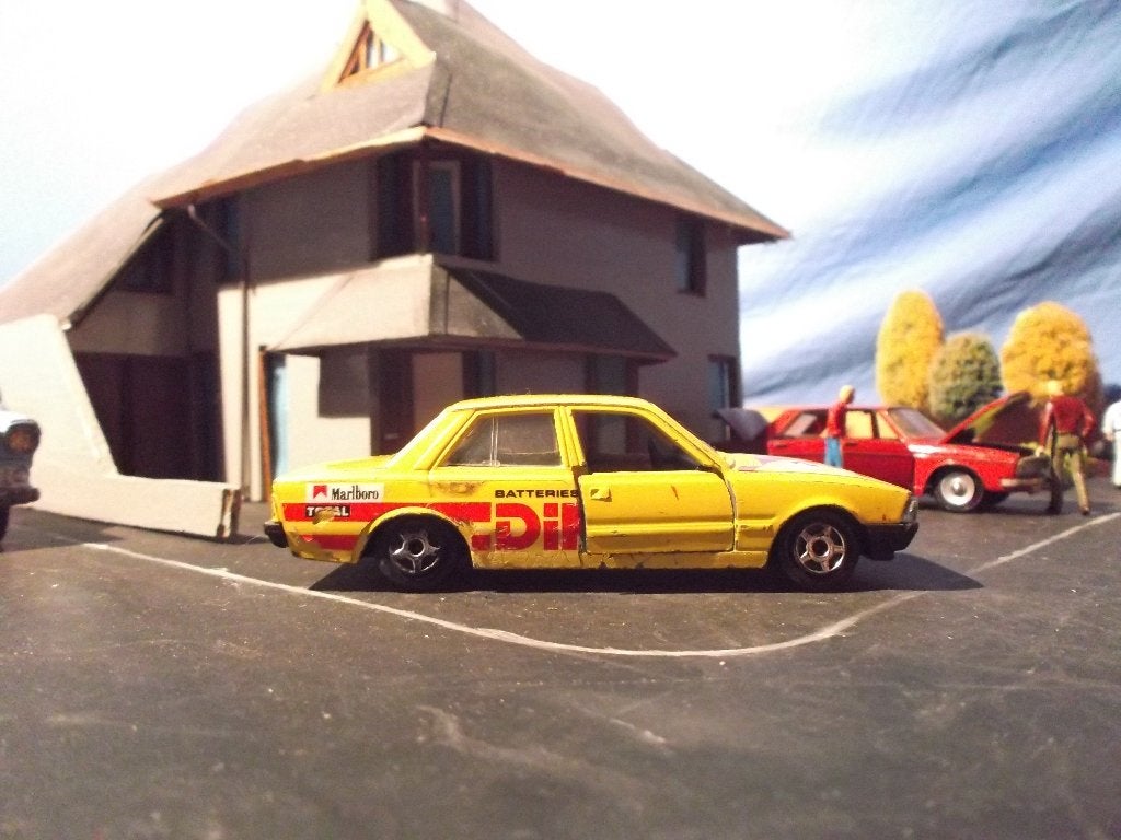 1/43 Peugeot 505 - Jet Car de Norev geel, Hobby en Vrije tijd, Modelauto's | 1:43, Ophalen of Verzenden, Gebruikt, Auto, Overige merken