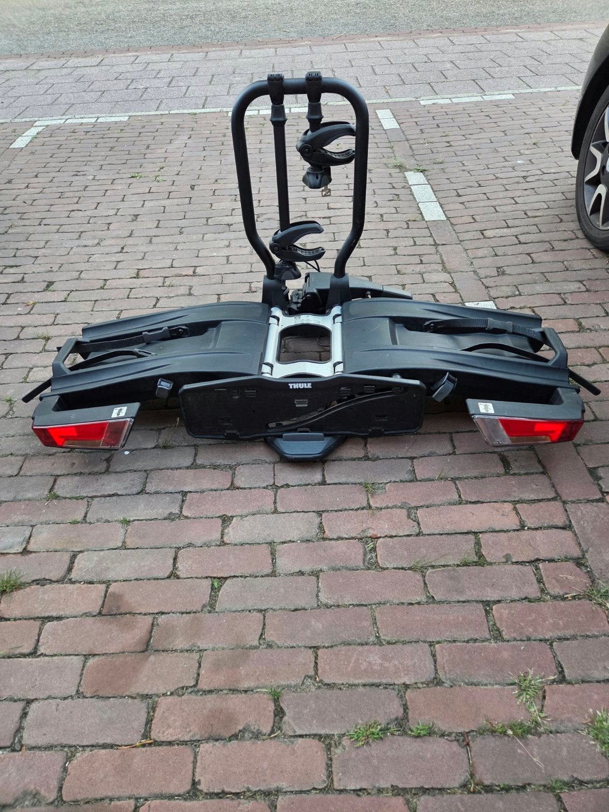 Thule EasyFold XT 2 933 Fietsendrager - Zwart, Auto diversen, Ophalen, Zo goed als nieuw