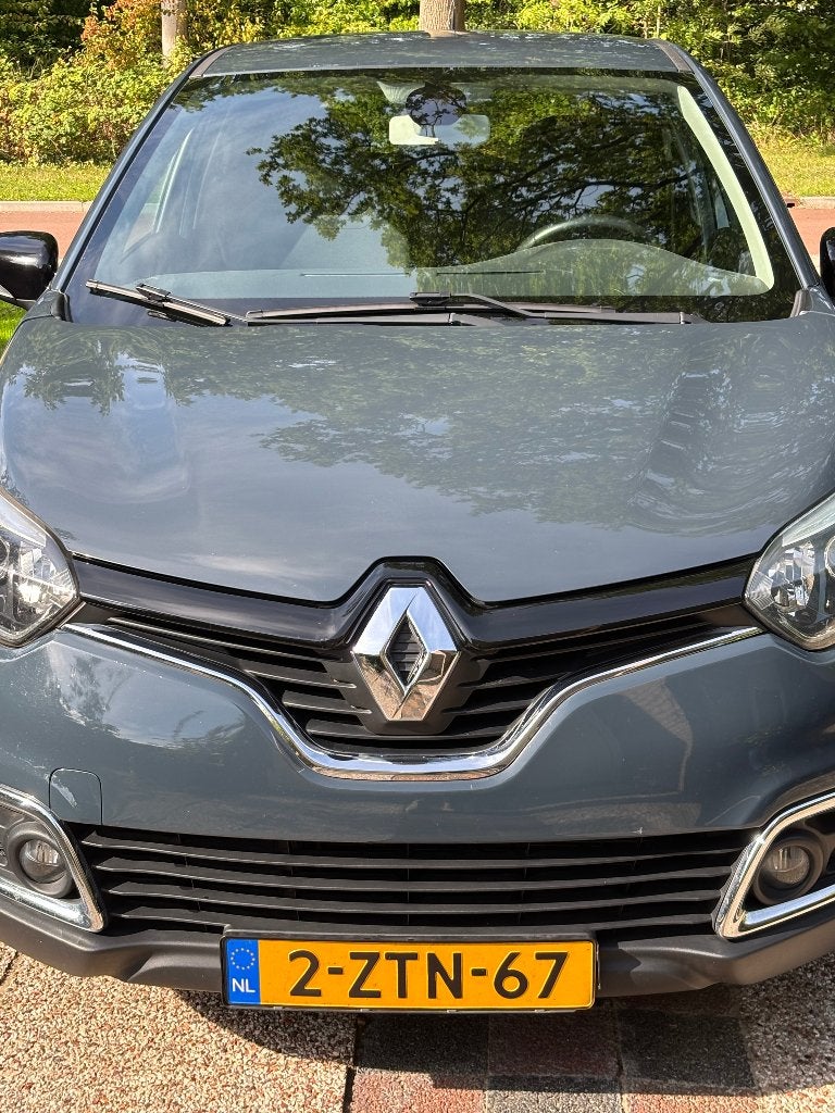 Renault Captur 1.2 TCE 120 EDC 2015 Blauw, Auto's, Stof, 625 kg, 4 cilinders, Blauw
