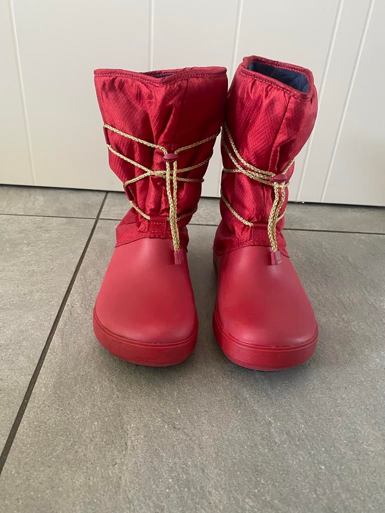 Leuke rode Crocs dameslaarzen, Lage of Enkellaarzen, Ophalen of Verzenden, Gedragen, Rood