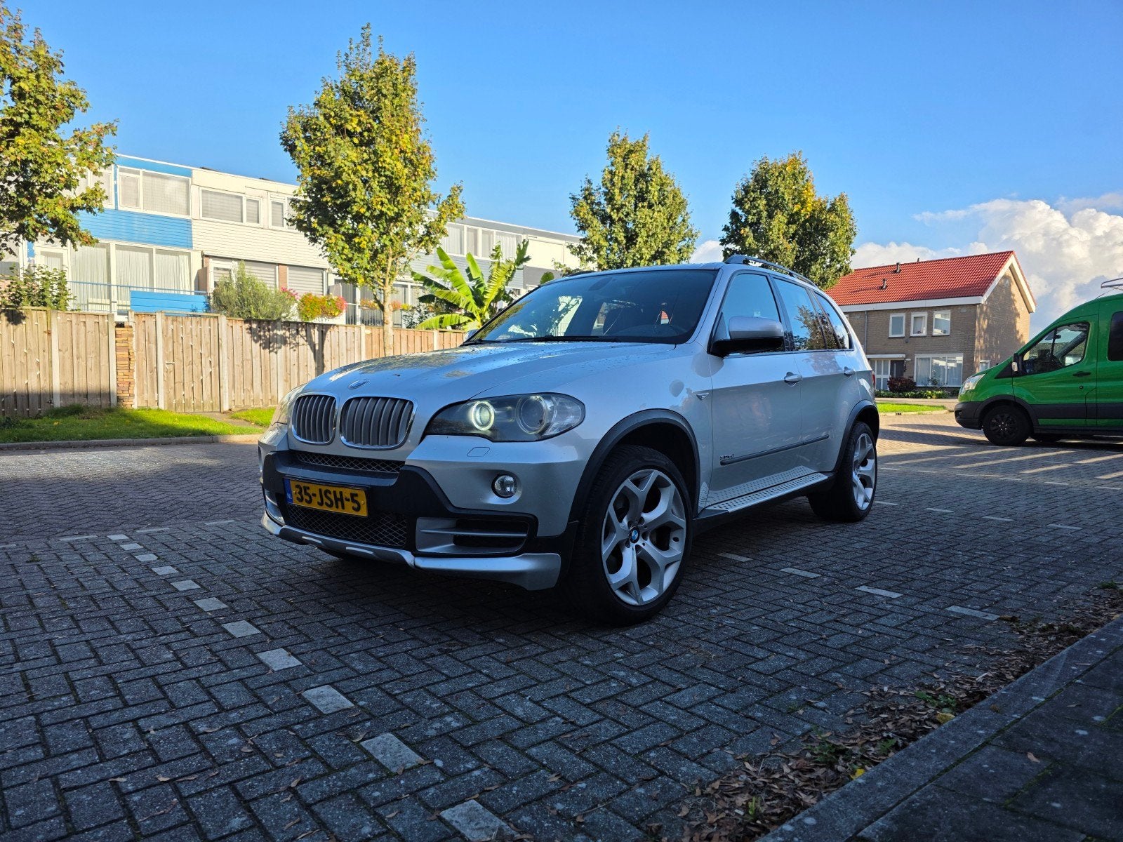 BMW X5 Xdrive35d 286pk Aut. 2009 Grijs, Auto's, 2993 cc, 255 €/maand, Diesel, Vierwielaandrijving