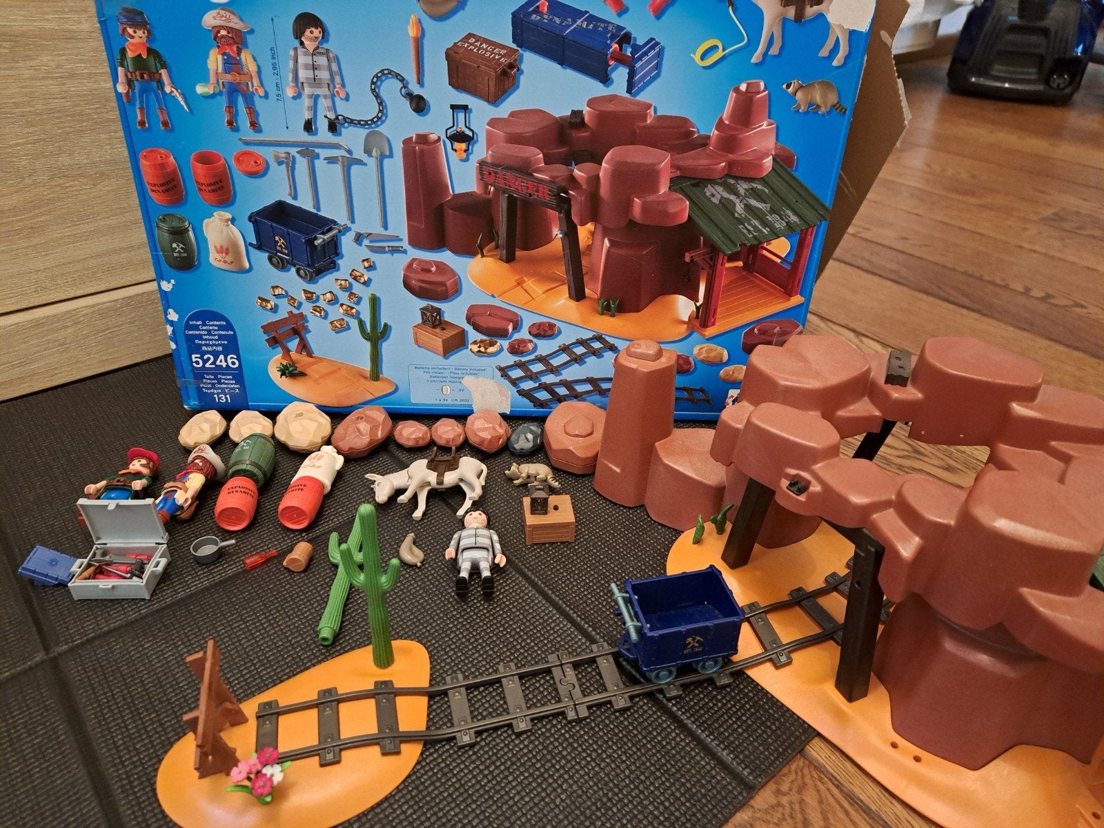 PLAYMOBIL Western Mijn - set 5246, Complete set, Overige typen, Ophalen of Verzenden, Zo goed als nieuw