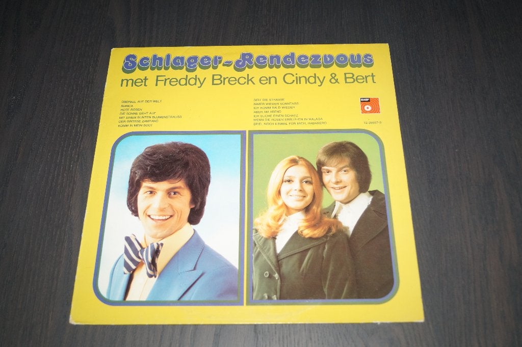 LP Schlager Rendezvous met Freddy Breck en Cindy & Bert, Ophalen, LP, Pop, Zo goed als nieuw