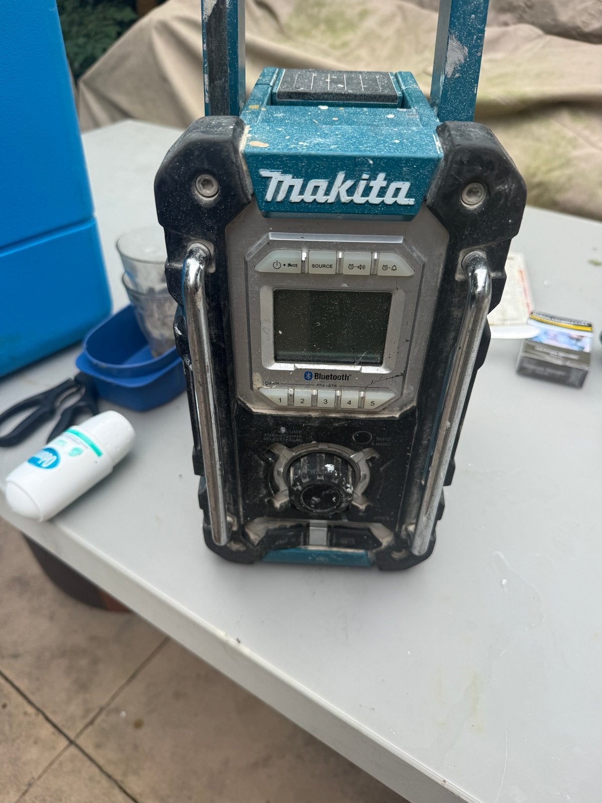 Makita bouwradio met bluetooth, Ophalen of Verzenden, Gebruikt, Bouwradio