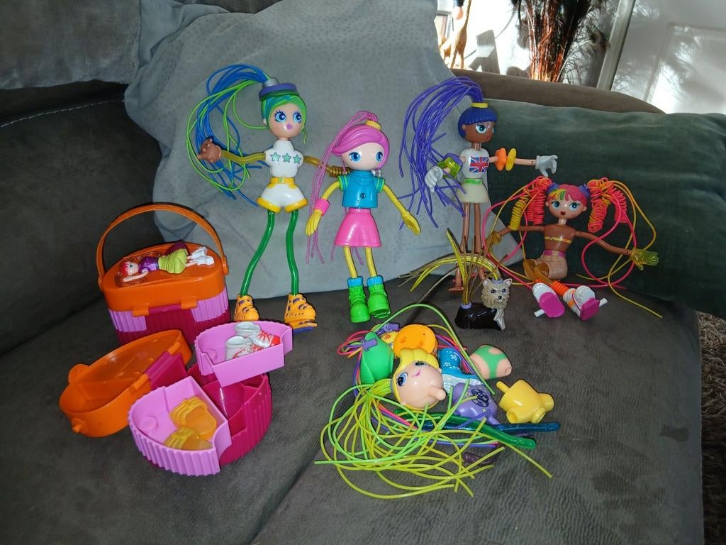 Betty spaghetty poppen met accesoires, Ophalen of Verzenden, Gebruikt, Pop