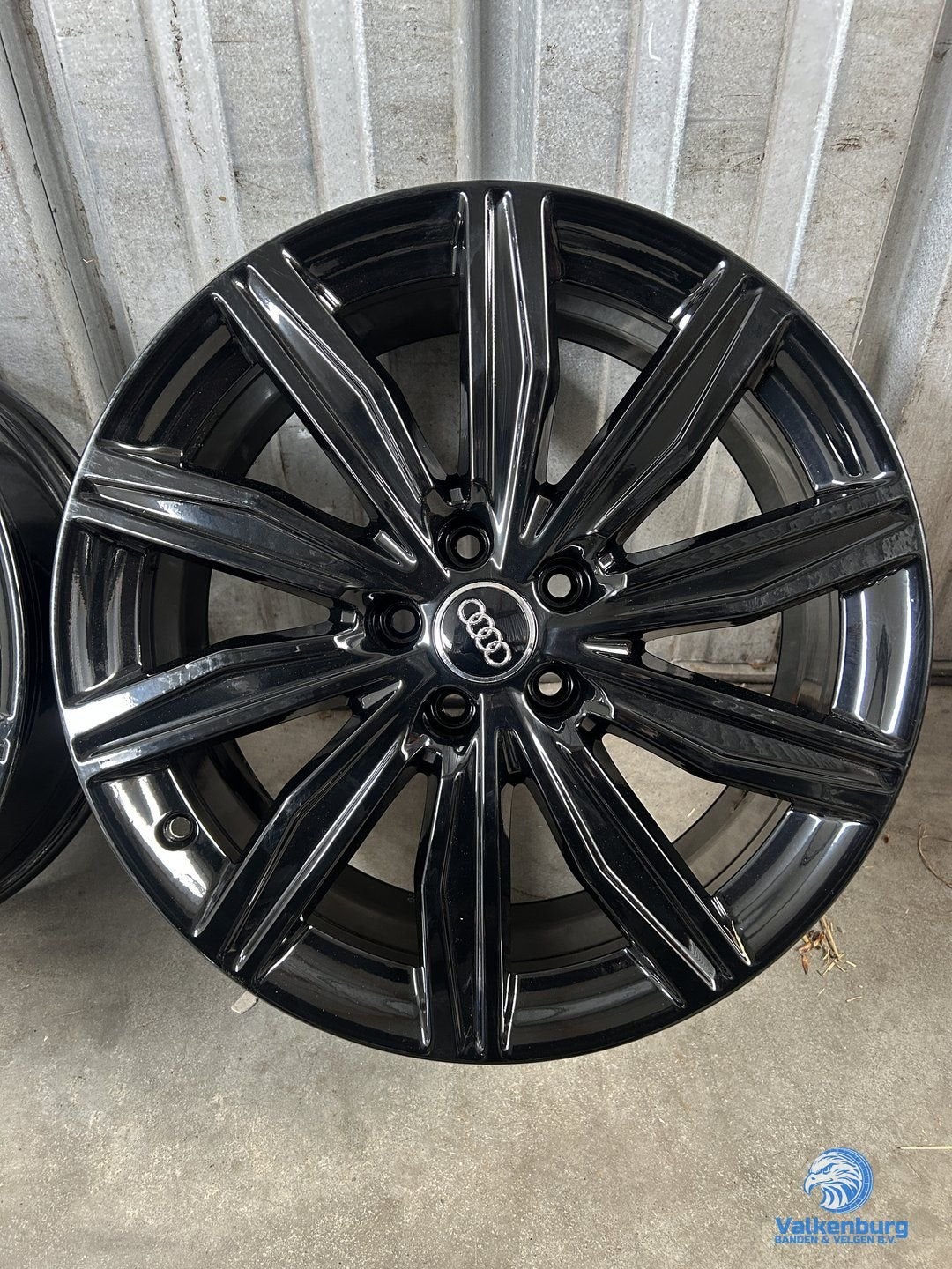 Originele Audi 19 inch zwarte velgen 5x112, 19 inch, Gebruikt, Velg(en), -
