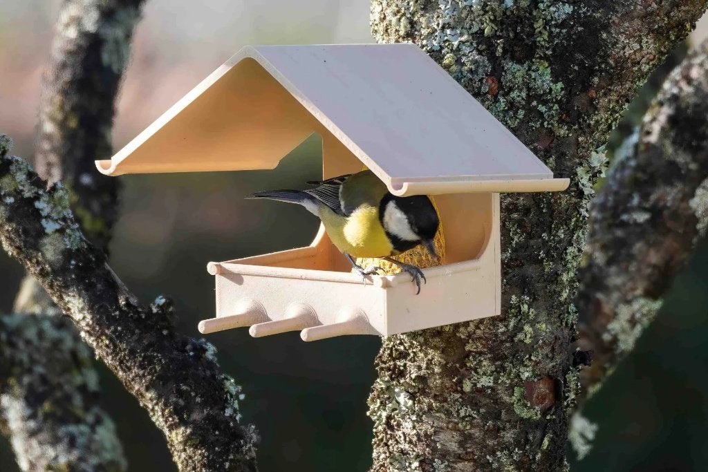 Open Vogelhuisje – Modern Vogelhuisje voor Tuinvogels, Tuin en Terras, Vogelhuisjes en Vogelbaden, Verzenden, Nieuw