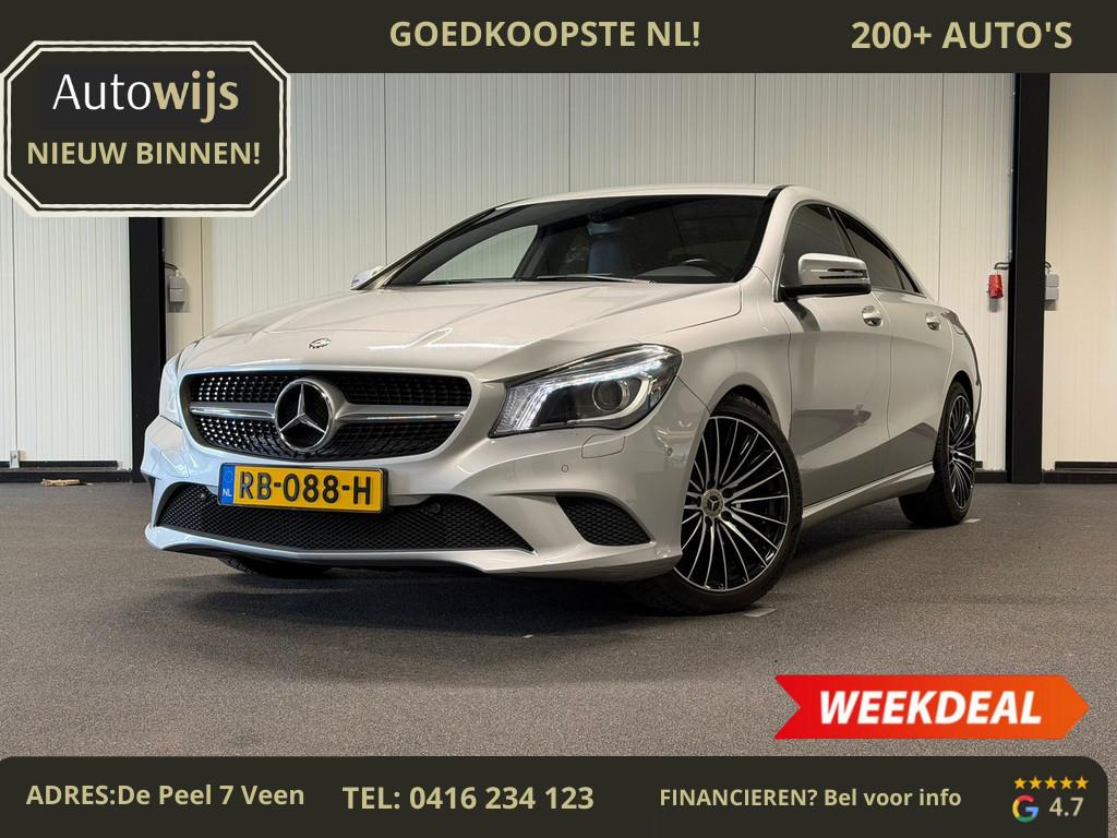 Mercedes-Benz CLA-klasse 180 Edition 1|AUT|LED|NAVI|STOELVER, Gebruikt, 4 cilinders, 715 kg, Leder en Stof