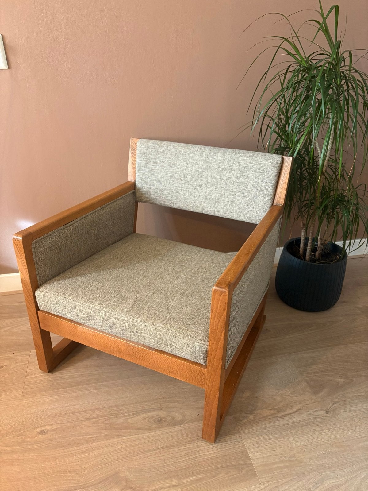 Sandalyeci fauteuil, Ophalen, Gebruikt, Hout, Eén