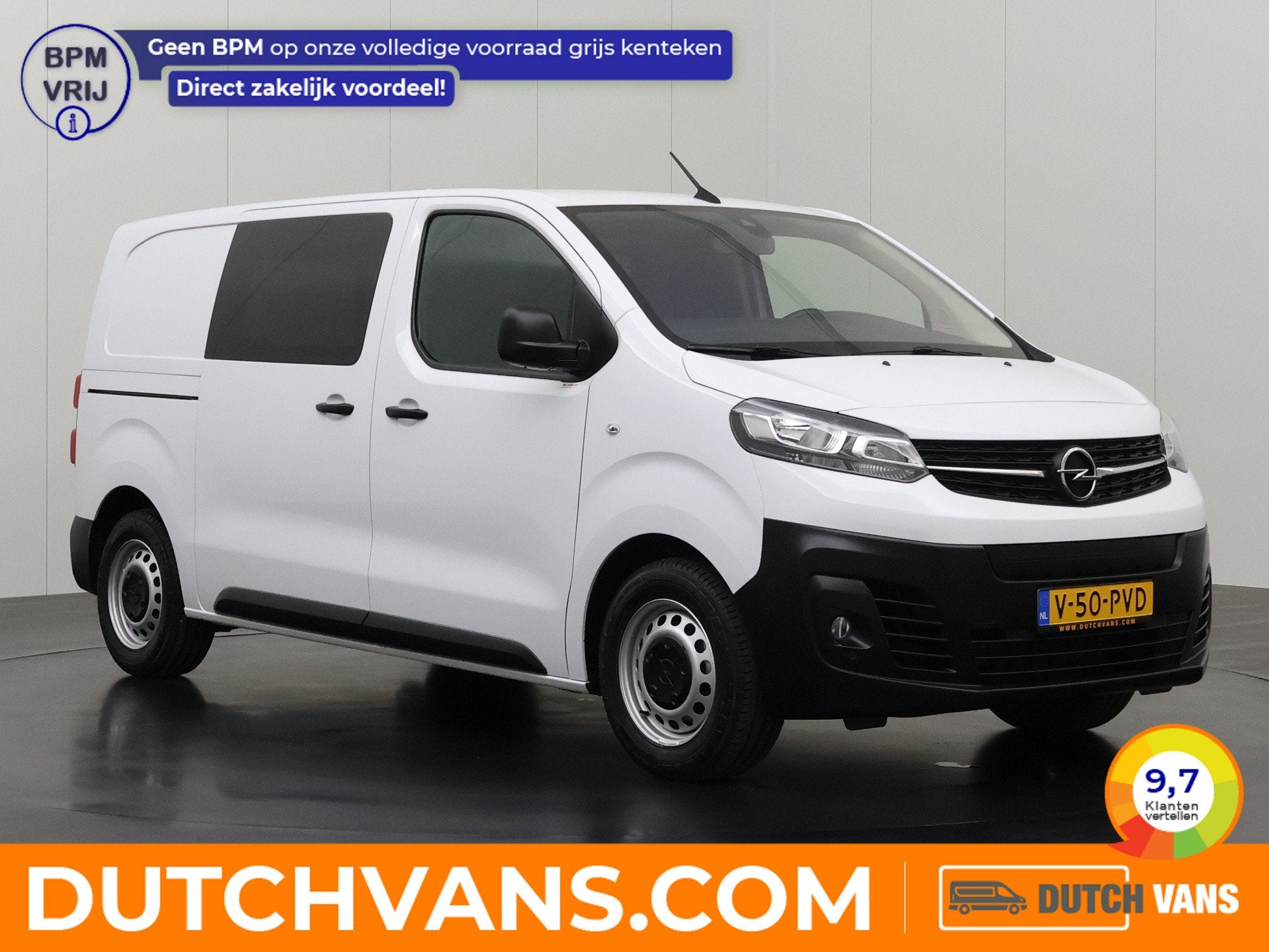 Opel Vivaro Lang Elektrisch 75Kwh | Muiltimedia | Airco | Cr, Gebruikt, Zwart, Wit, Elektrisch
