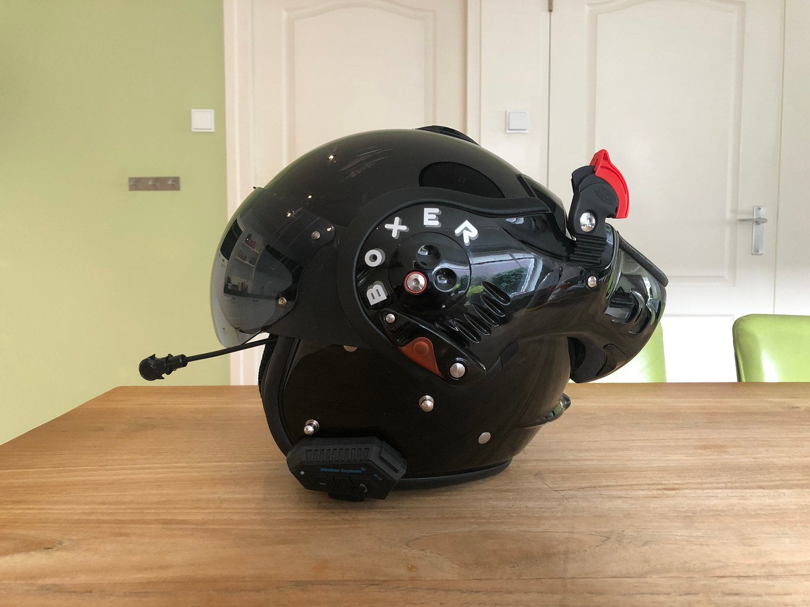 Roof Boxer Alpha - L - Smoke & Headset, Overige merken, Systeemhelm, Ophalen of Verzenden, L