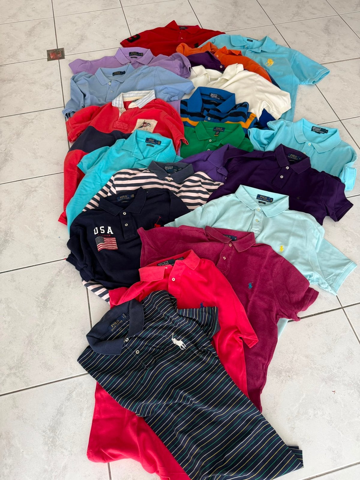 23 Polo's voor Resellers - Diverse Maten en Kleuren, Kleding | Heren, Polo's, Ophalen of Verzenden, Gedragen, Overige maten, Meerkleurig